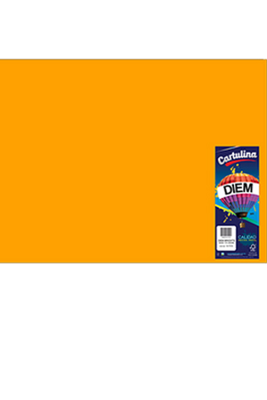 CARTULINA 50X66 IRIS AMA.ORO C/25