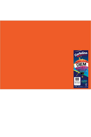 CARTULINA 50X66 IRIS NARANJA C/25
