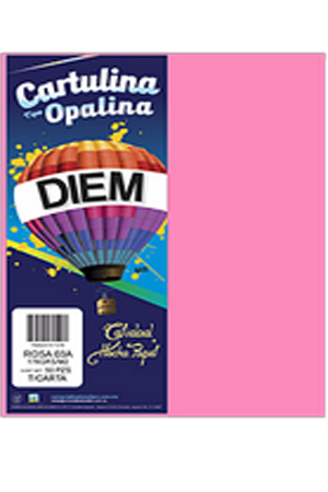 CARTULINA CTA IRIS ROSA ELECT.  50H DIEM 500249 03-ROSA ELECT