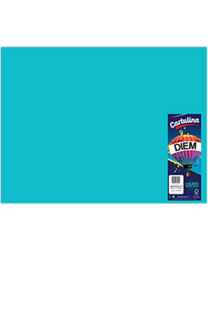 CARTULINA 50X66 IRIS AZL.TUR.C/25