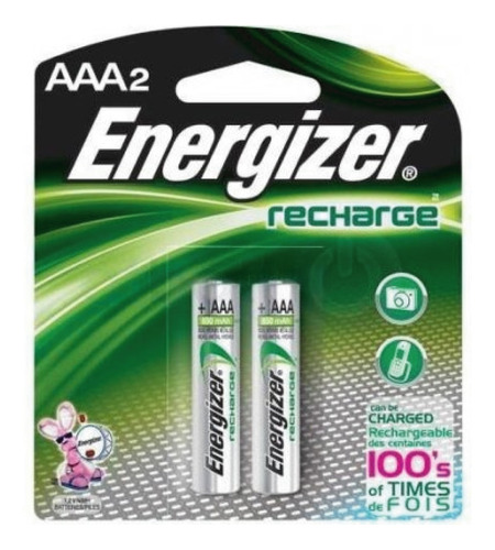 BATERIA RECARGABLE "AAA" C/02  ENERGIZER 301502 610703 NH12BP