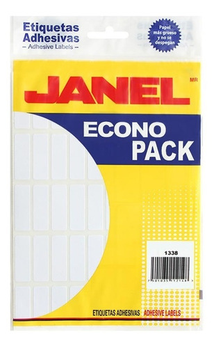ETIQUETA ADHESIVA #06 13X38        JANEL