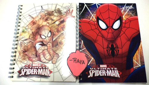 CUAD.PROF.100H SPIDERMAN   RYA SR  U-PAK 889428 858790 913654