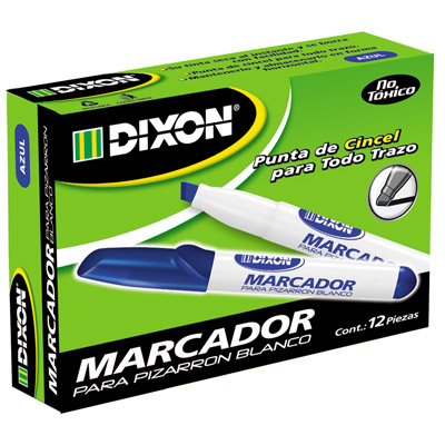 MARCADOR P/PIZARRON          C/04  DIXON