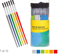 PINCEL ESCOLAR   C/072 BARRIL.7-12 KPE12
