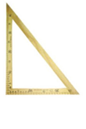 ESCUADRA D MADERA 60 GRADOS P/PIZARRON   10260