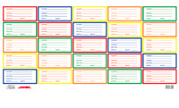 CALCOM.PLAN.MAT.ESC.COLORES  C/10H JANEL