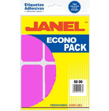 ETIQUETA ADHES. 5000  ROSA ECONO P.JANEL
