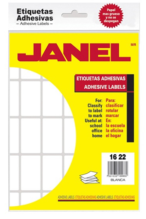 ETIQUETA ADHESIVA #02 16X22        JANEL