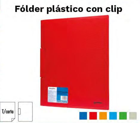 FOLDER T/C F-08N C/CLIP C/SURT.     ACME