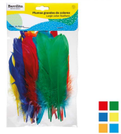 PLUMAS DE COLORES C/24 P/MANUALID.BARRIL