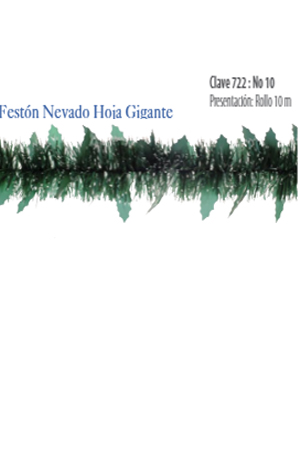 ROLLO GUIA FESTON SEXT.HOJA GIG.NEV.#10  572452 7221010133 JA