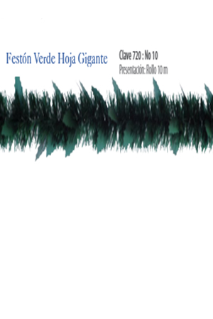 ROLLO GUIA FESTON SEXT.HOJA GIG.#10 VDE. 572292 7201010133 JA