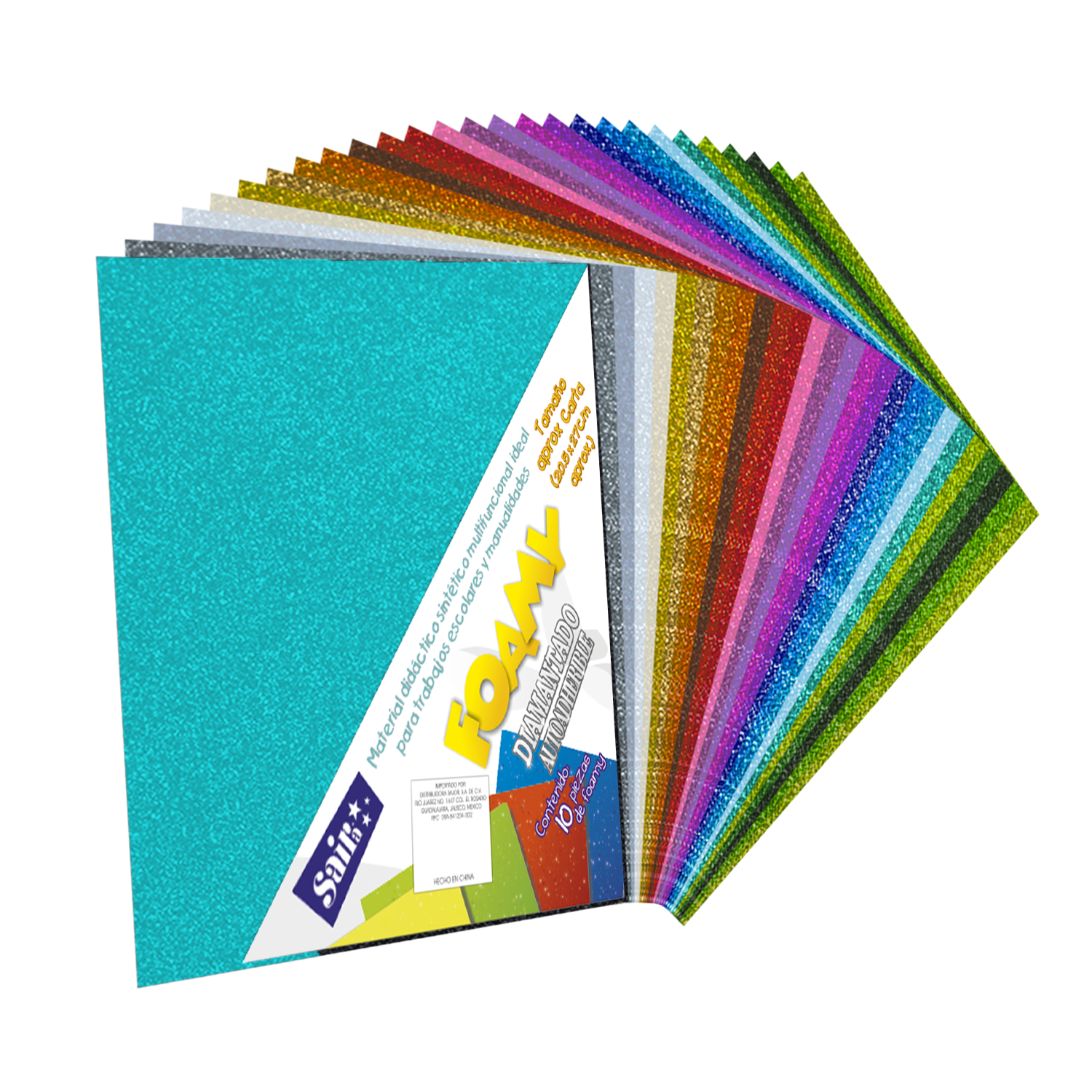 FOMI CARTA TURQUESA C/ADHE.C/10 C/D SAIR 730114 G11 (20.5X27C