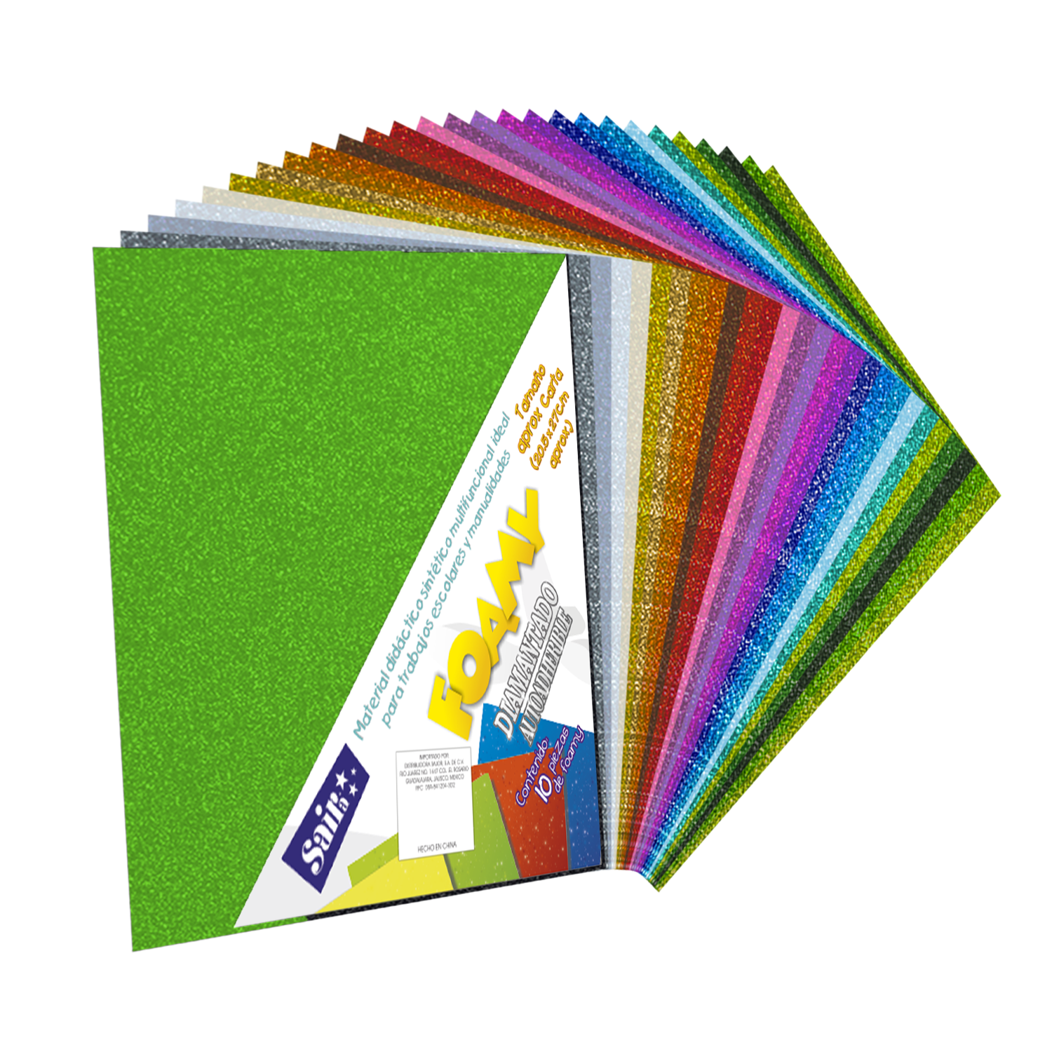 FOMI CARTA VDE.CLAR.C/ADHE.C/10 C/D SAIR 730237 G23 VERDE CLA