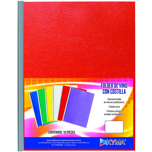 FOLDER T/C COSTILLA ROJO            KYMA
