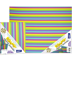 FOMI CARTA ARCOIRIS PASTEL          C/10