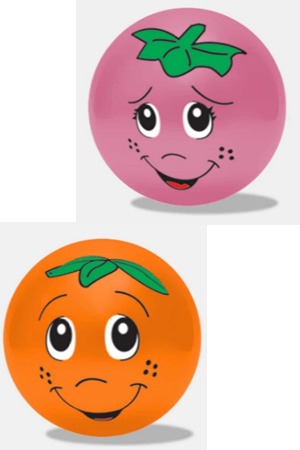 PELOTA #08 1/2 FRUTITAS           230582 293914 C/PIBOTE