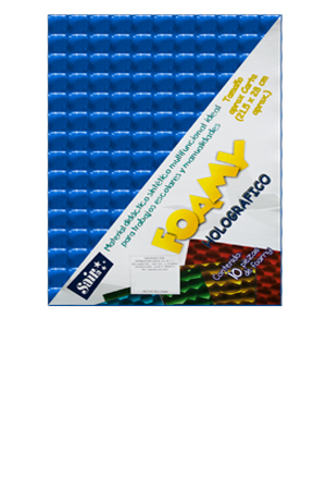 FOMI CARTA AZL.HOLO.C/10           SAIRA 717634 HOLOGRAFICO (