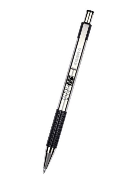 BOLIGRAFO MED. G-301 GEL NEGRO  RT ZEBRA ZEBRA  8904-00