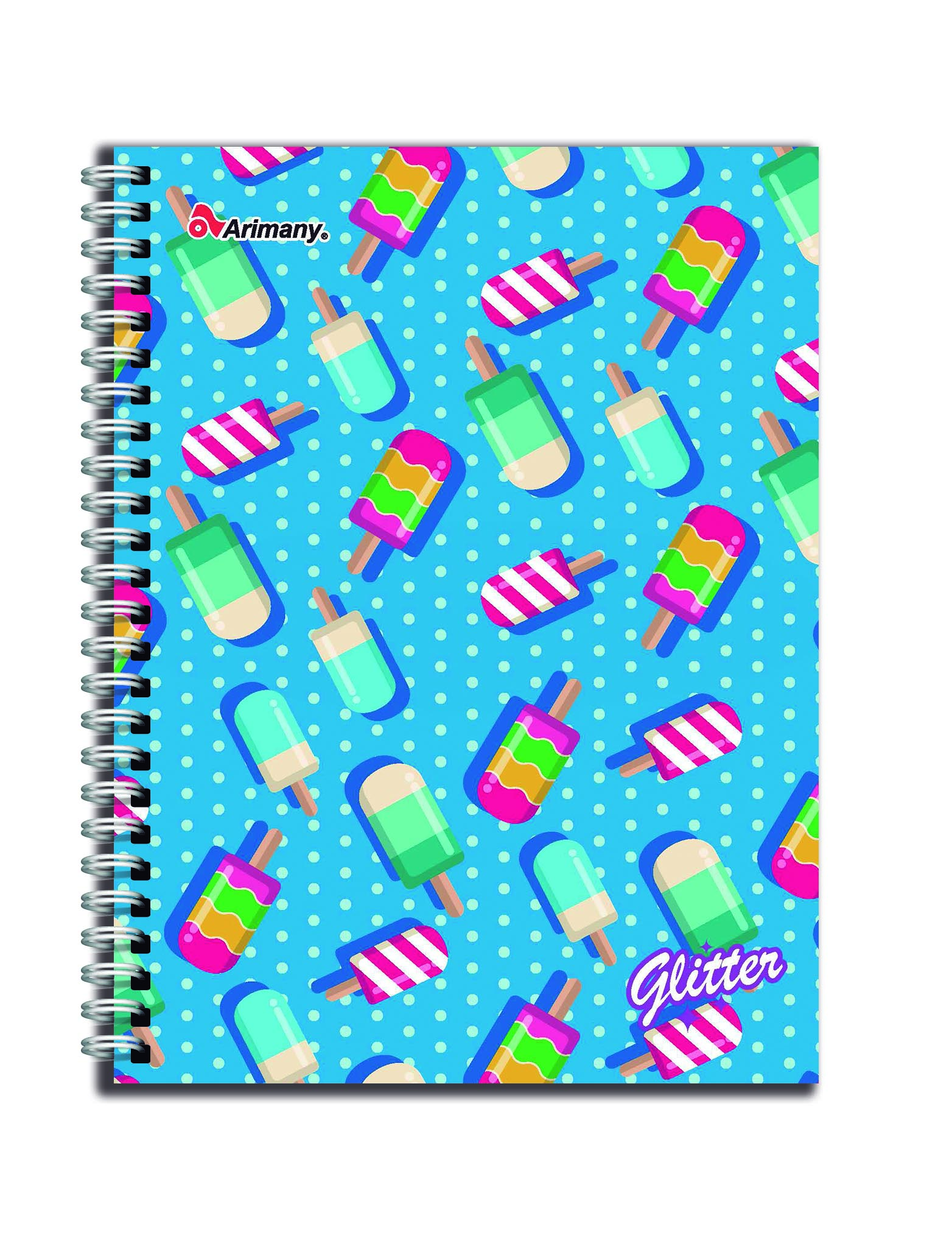 CUAD.PROF.100H GLITTER     C-7 PD ARIMAN