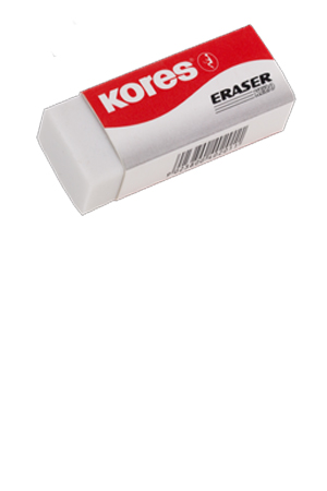 GOMA BLANCA    KE20 ERASER         KORES 402011 40201 PROD.DE