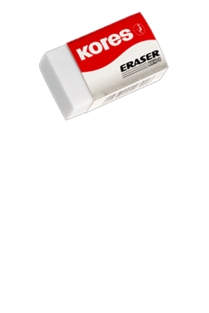 GOMA BLANCA    KE30       C/30     KORES 403018 40301 (GOMA P