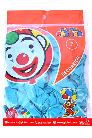 Z GLOBO #  7 AZUL AQUA        C/050 PAYA 427736