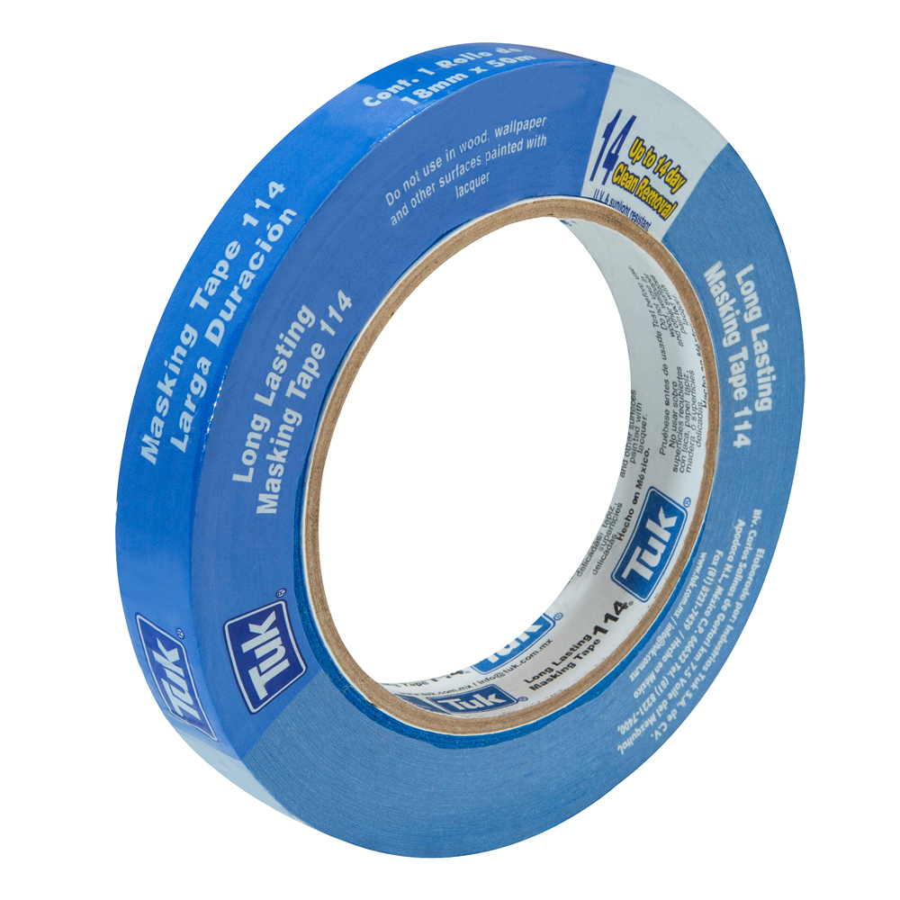 CINTA MASKING TAPE 18X50 AZUL  114  TUCK 005994 163028  (AZUL
