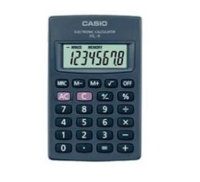 CALCULADORA BOLSILLO 8 DIG.HL-4A   CASIO 179627 179610 091486