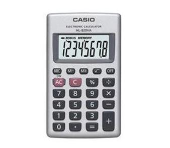 CALCULADORA BOLSILLO 8 DIG.HL820VA CASIO 175896 PANTALLA GRAN