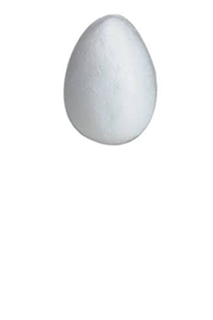 HUEVO DE UNICEL  8   CM              461