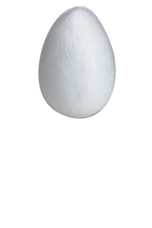 HUEVO DE UNICEL  10  CM              462