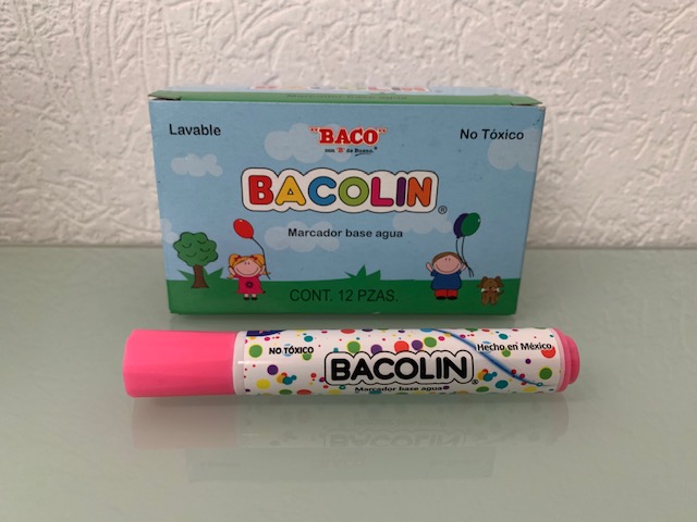 MARCADOR AGUA BACOLIN ROSA          BACO 57266 LAVABLE PUNTA