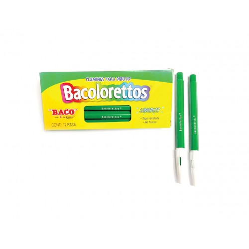 PLUMIN LAV. BACOLORETO VD.CL.C/012  BACO