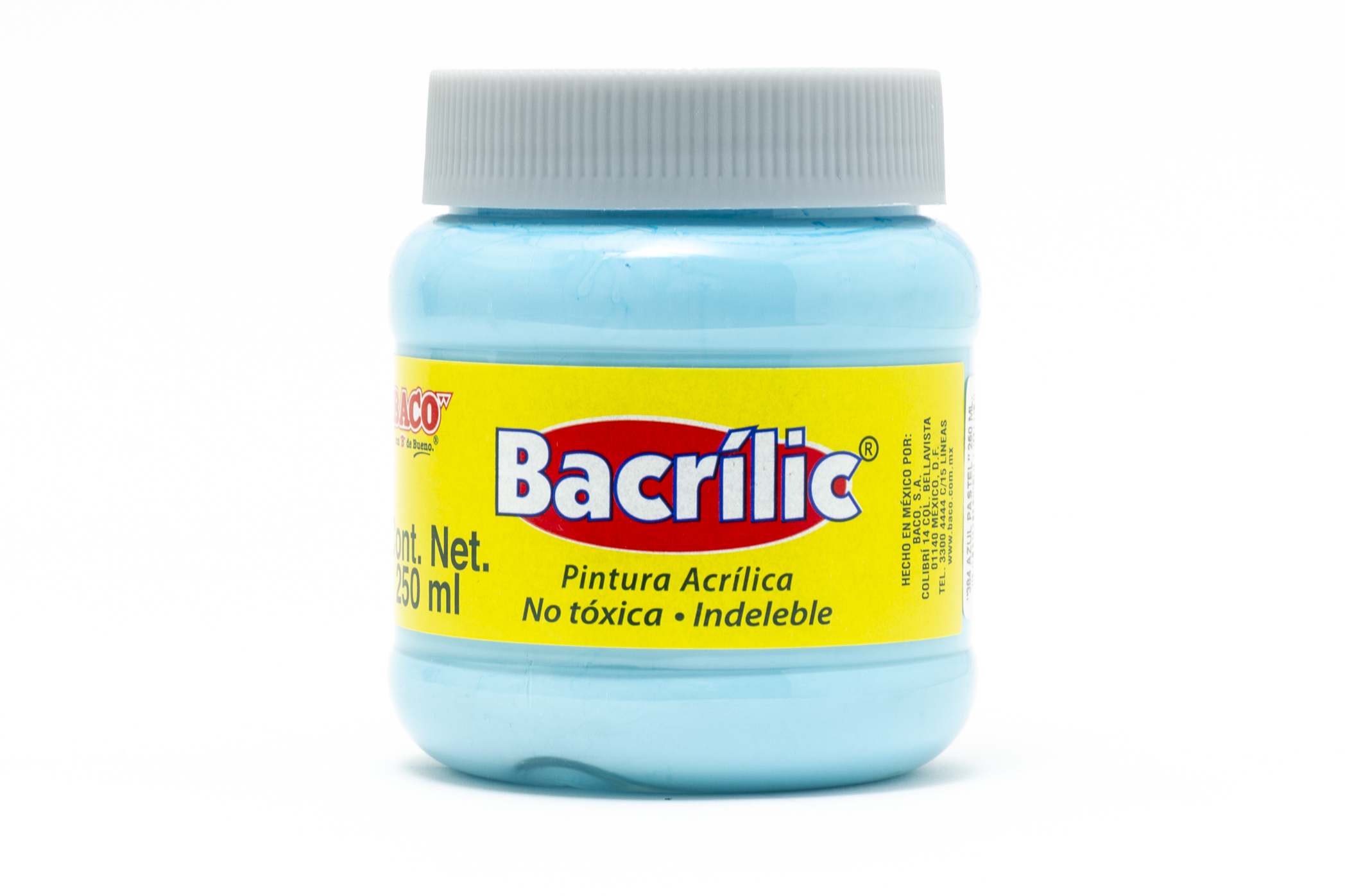 PINTURA ACRILICA 250ML AZUL PAS.384 BACO