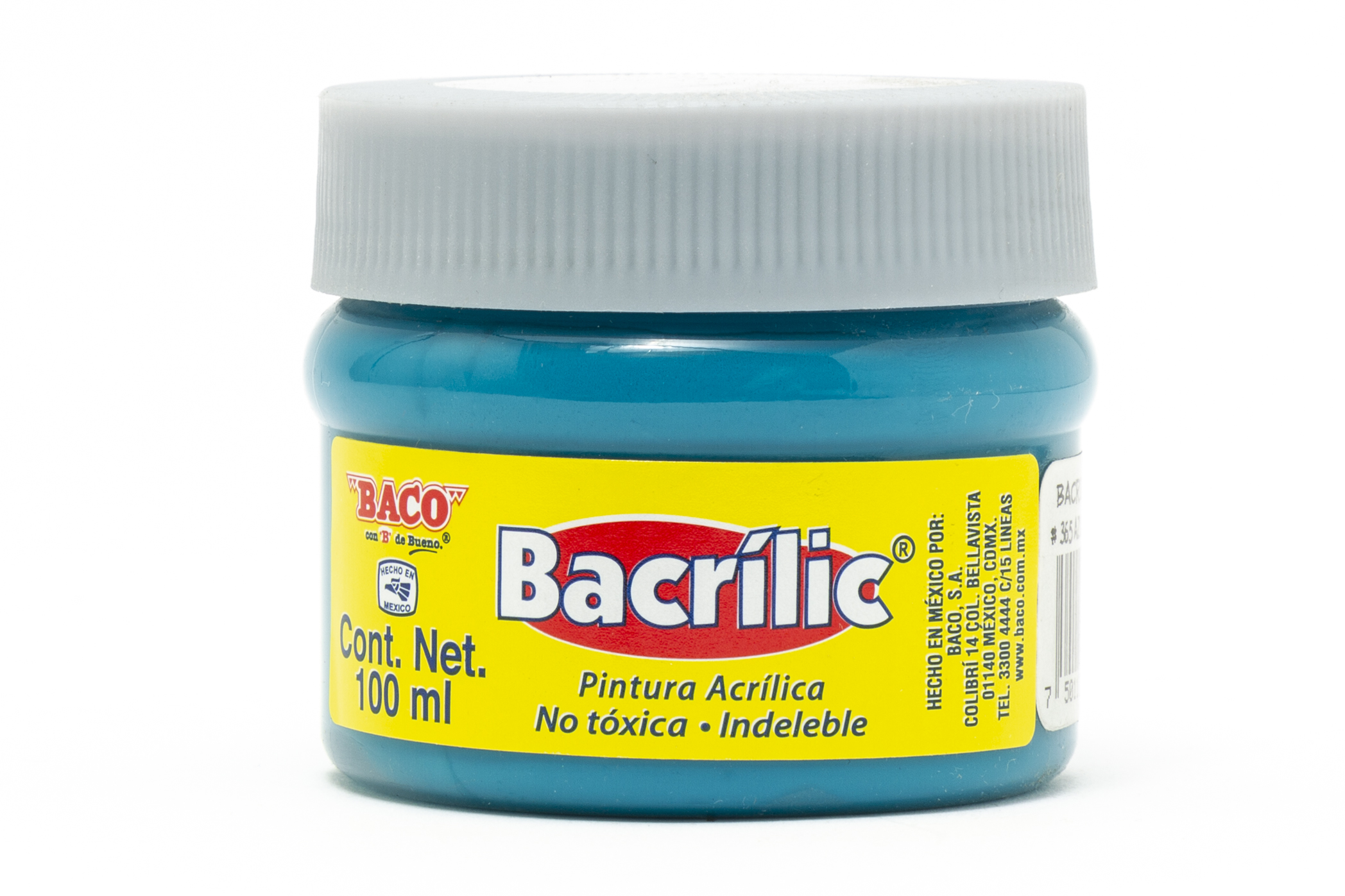 PINTURA ACRILICA 100ML AZUL TUR.365 BACO