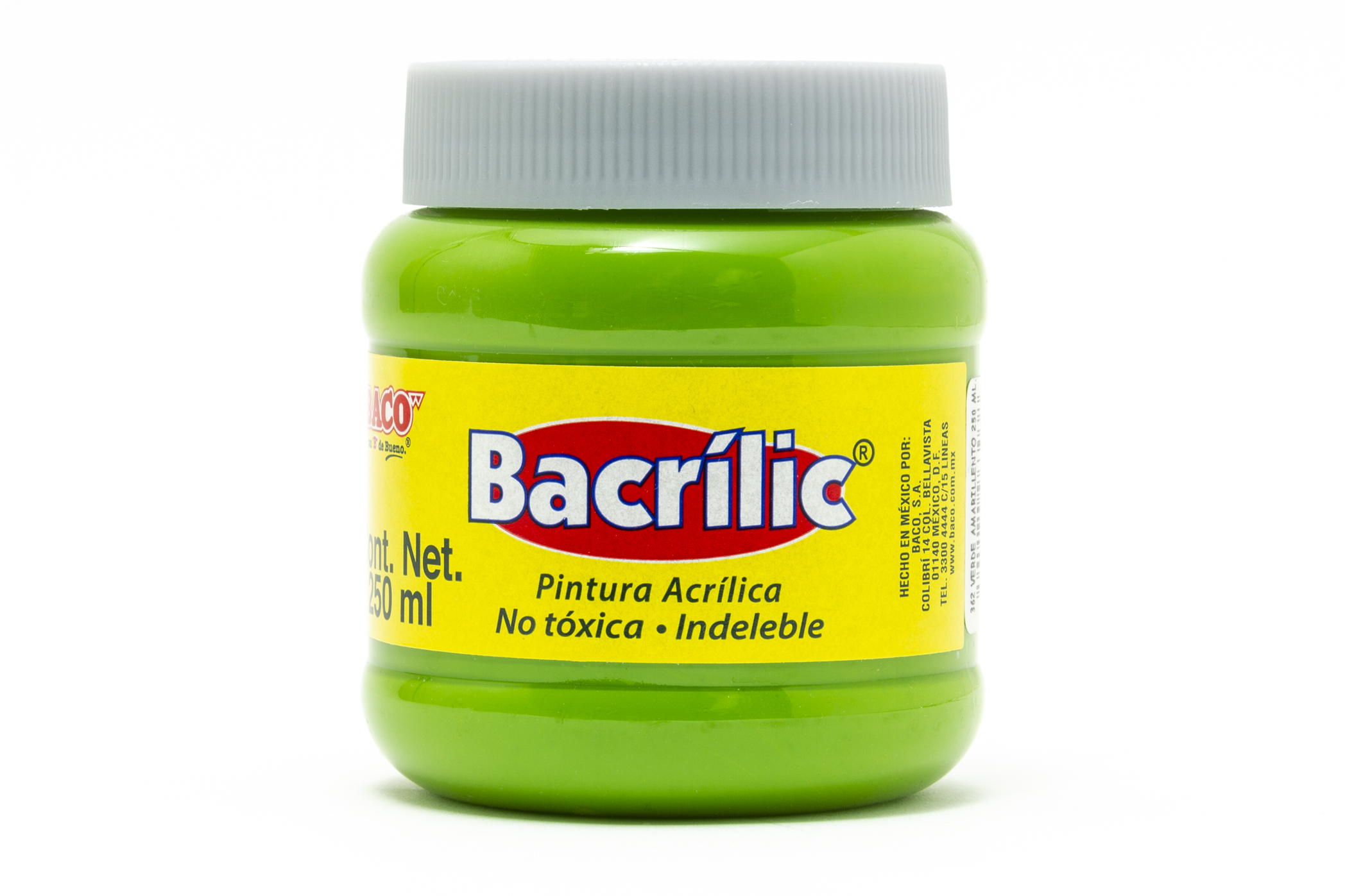 PINTURA ACRILICA 250ML VERDE AM.362 BACO