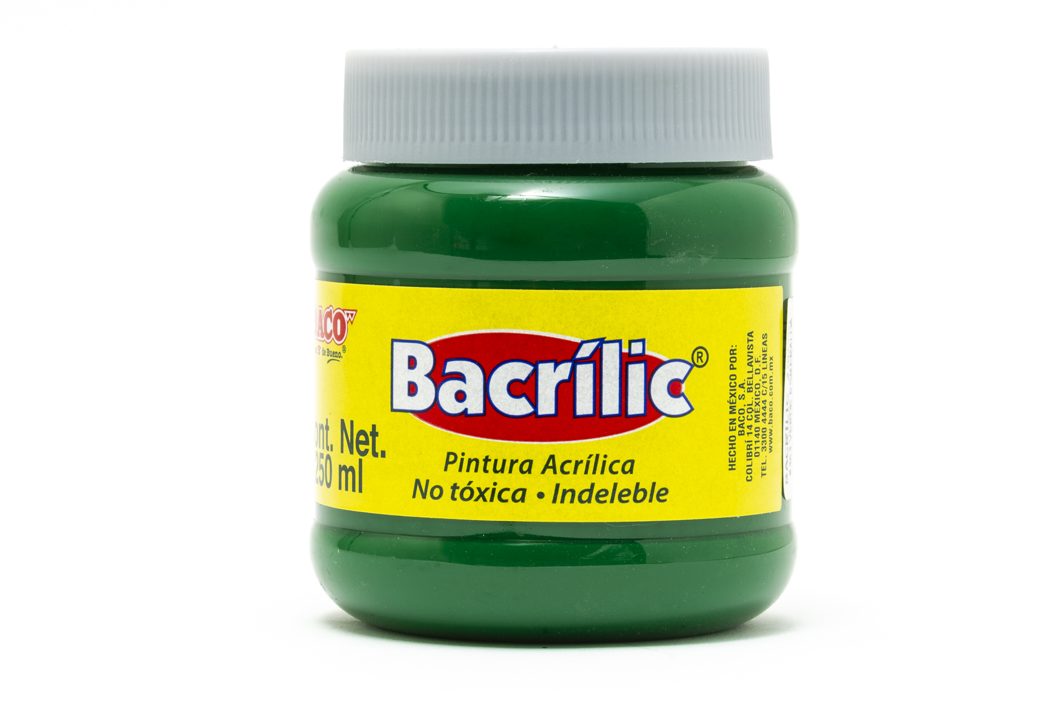 PINTURA ACRILICA 250ML VERDE ES.363 BACO