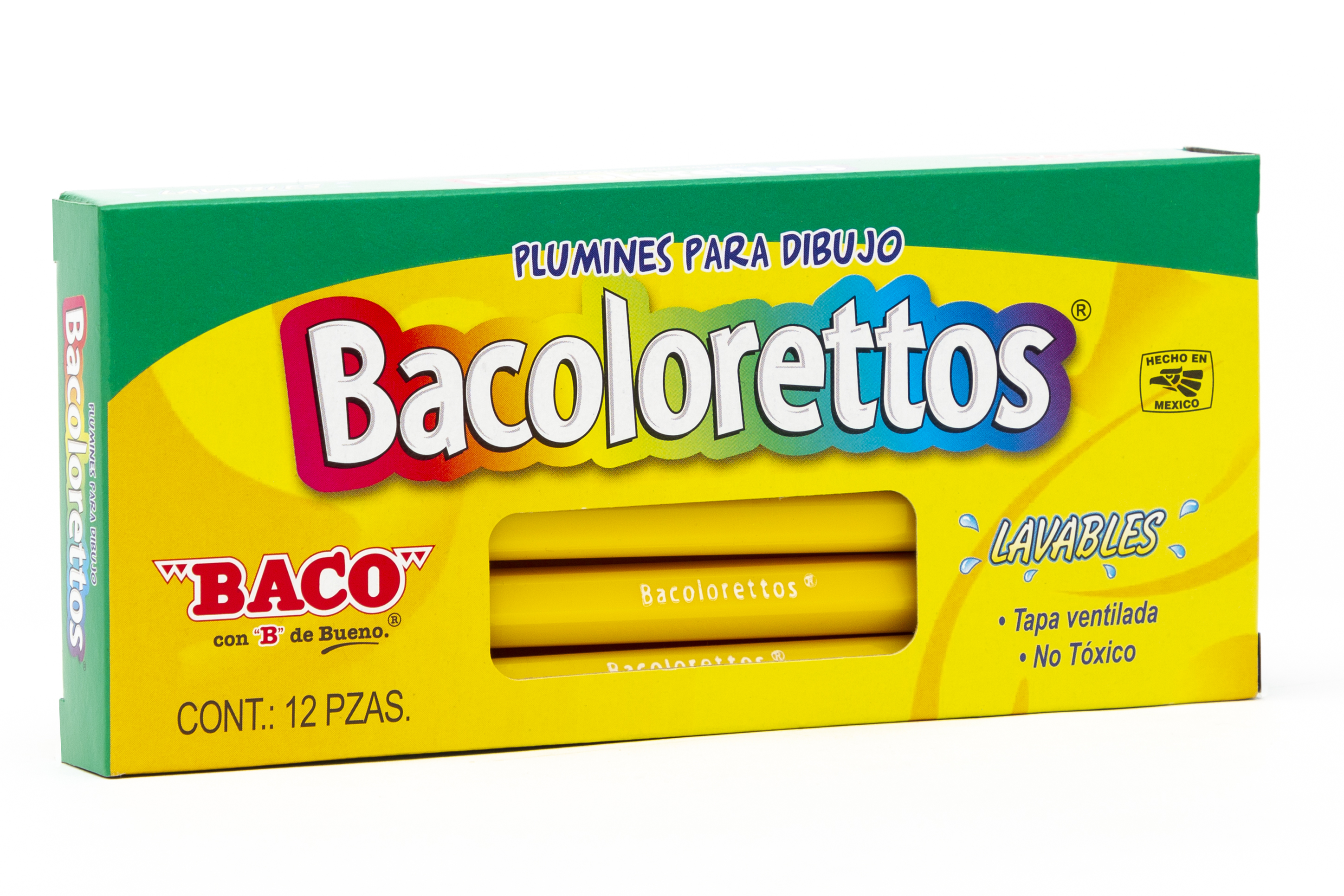 PLUMIN LAV. BACOLORETO AMARI.C/012  BACO