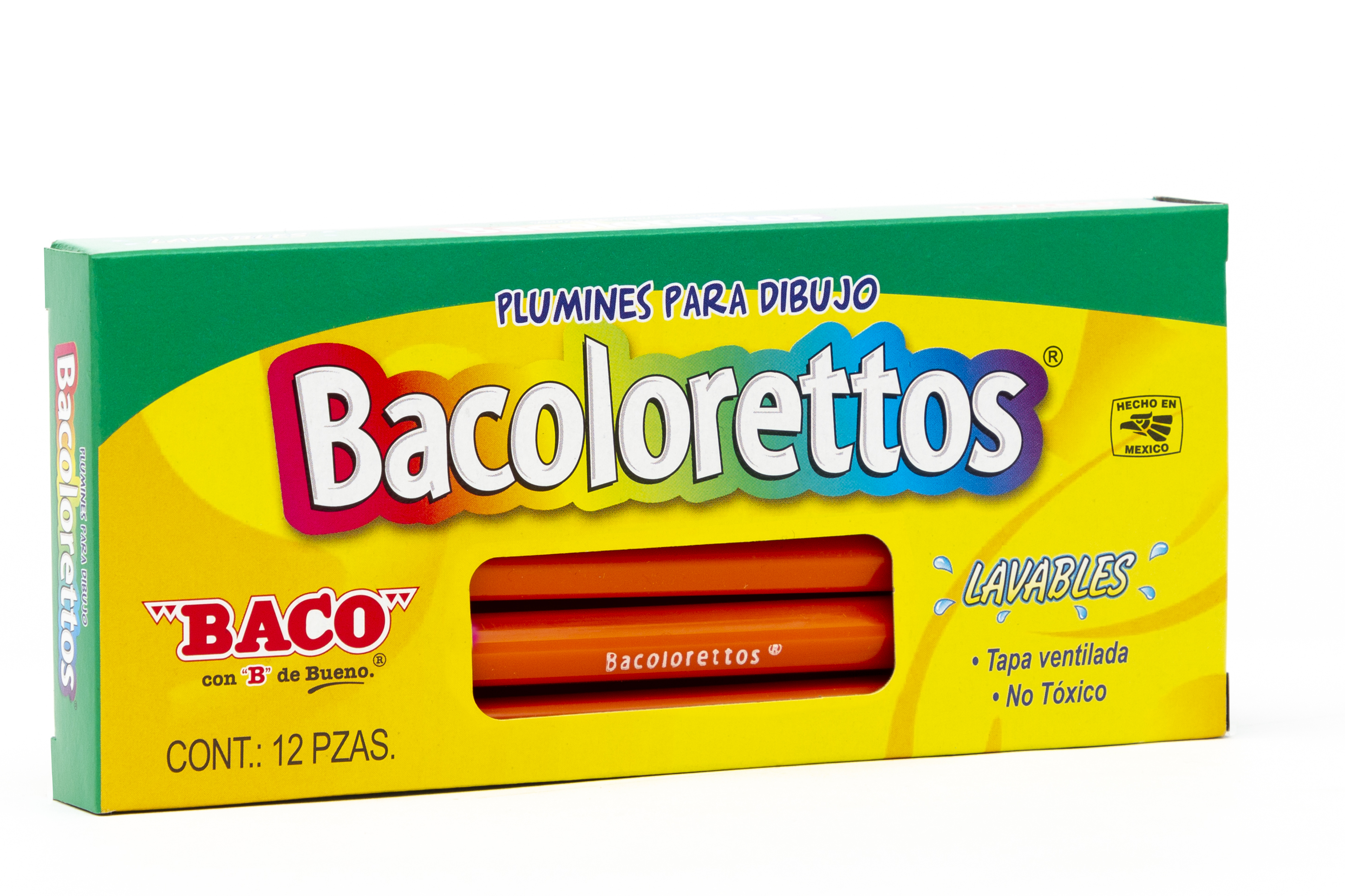 PLUMIN LAV. BACOLORETO NARAN.C/012  BACO