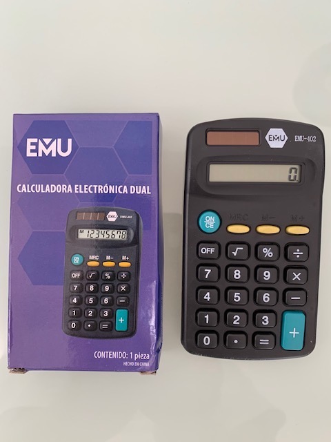 CALCULADORA BOLSILLO 8 DIG. EMU-402  EMU