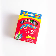 CRAYON JUMBO C/24 COLORES           BACO