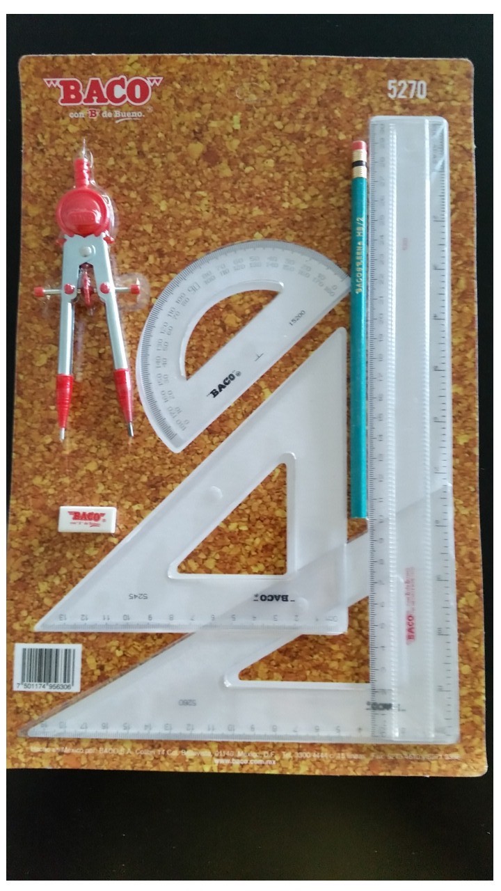 JUEGO DE GEOM.GDE. ESTAND.PRC.5270  BACO