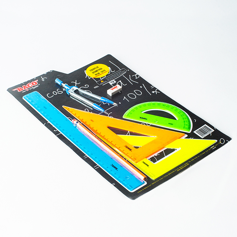 JUEGO DE GEOM.MED. ESTAND.ESC.5050  BACO