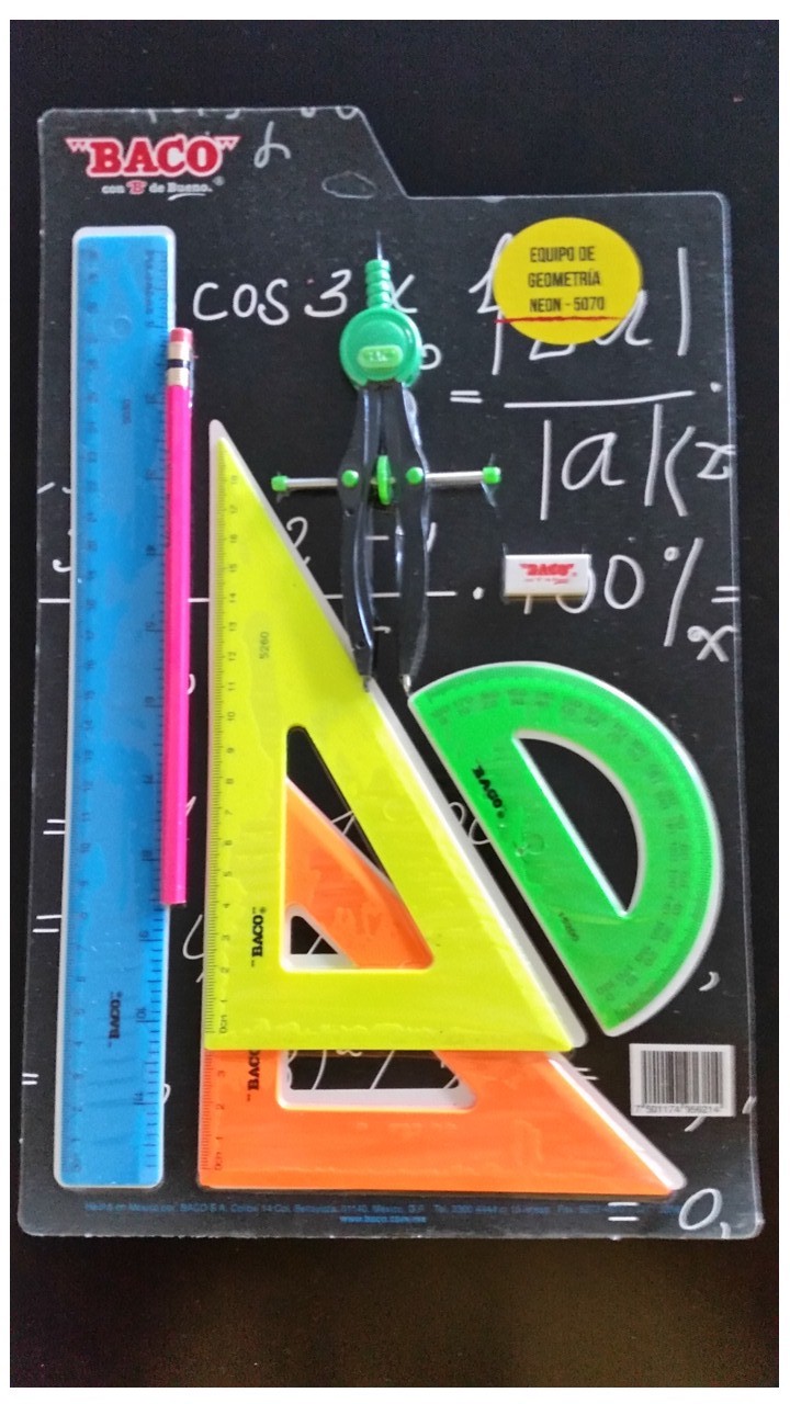 JUEGO DE GEOM.GDE. ESTAND.ESC.5070  BACO