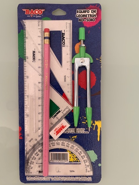 JUEGO DE GEOM.CHIC.ESTAND.ESC.5010  BACO