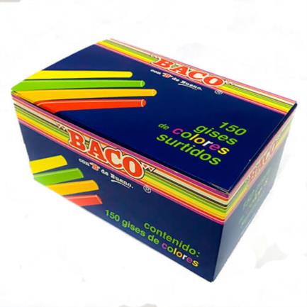 GIS COLORES MOLDEADO          C/150 BACO