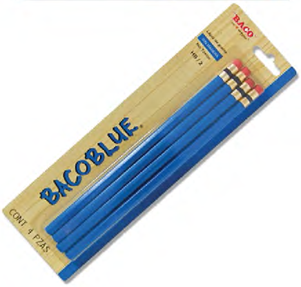 LAPIZ # 2   BACOBLUE   C/04 BLT/AZL BACO