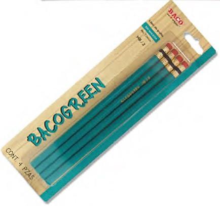 LAPIZ # 2   BACOGREEN  C/04    VERD BACO